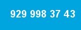 929 998 37 43 929 998 37 43